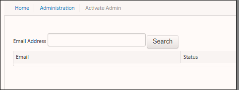 resend activation link modal